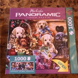 Puppies Panoramic Puzzle